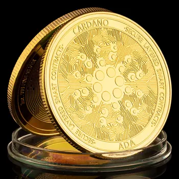 Ada Cardano Crypto Monedă Cryptocurrency Colectie De Monede În Cod Am Încredere În Colecția De Artă Fizice Placat Cu Aur Monedă Comemorativă
