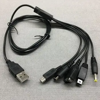 1.2 m 5-1 Incarcator USB Rapid de Încărcare Cablu Cabluri pentru Nintend NDSL NDS NDSI XL 3DS Joc Cabluri USB Cablu de încărcare