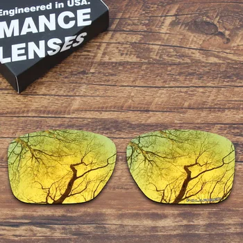 Millerswap Rezista la Apa de mare la Coroziune Polarizat Lentile de Înlocuire pentru Oakley Sliver XL ochelari de Soare de Aur în Oglindă