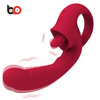 20 Modul Puternic Clitoridian Limba linge Dildo Vibrator pentru Femei Limbă Fraier Stimulator Clitoris Jucarii Sexuale pentru Adulti 18