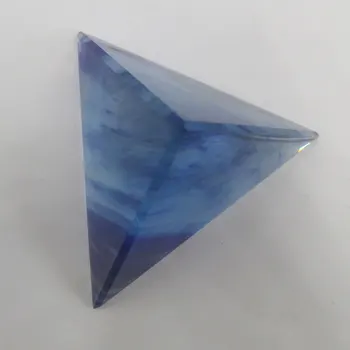 2022 Nou MAI bun !!! Tetraedru Piramida 4 Fete Cu 6 Muchii 6-7cm Tetraedru Piramida de Cristal / Rosu Albastru Mirosea Cuarț Crystal Pyramid