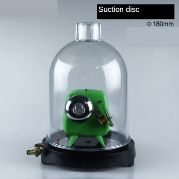 Vacuum Aspirație Capota Disc Bell în Vid de Laborator din material Plastic Jar Sunet Fizica Științifice experimentale instrument Y