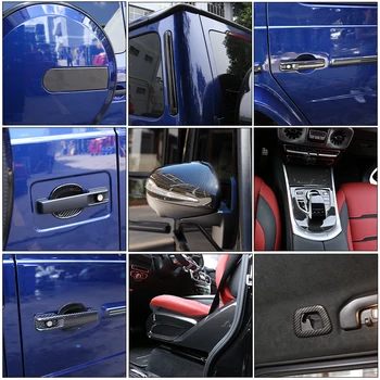 Pentru Mercedes Benz G Class W463 2019-22 Real Fibra de Carbon Mașină Butonul Fereastră Cadru capac de Schimbare a vitezelor Tapiterie interior Accesorii Auto