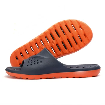 Bărbați Baie, Papuci de casă Non-alunecare de Acasă Permeabil Papuci de casă Piscină de Vară Beach Sandal EVA Confortabil Moale Diapozitive Om Flip Flop Aqua Pantofi