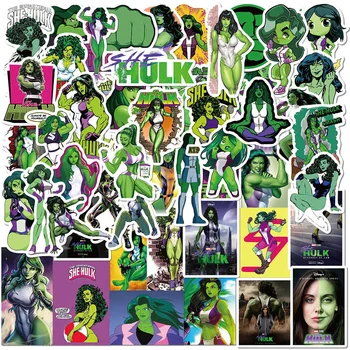 10/30/50pcs Disney Marvel cele mai Recente Filme she-Hulk Anime Autocolante pentru Laptop Tablet PC Motocicleta Graffiti din PVC Autocolant Rece Decalcomanii
