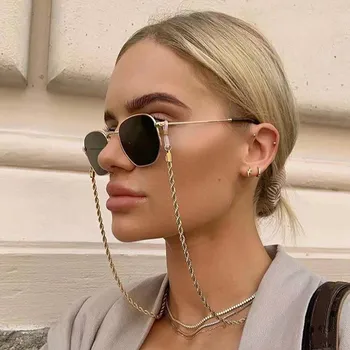 Moda Ochelari de Citit Lanț pentru Femei de Metal ochelari de Soare Cabluri Ochelari Șnur Ține Curele Ochelari de Fixare
