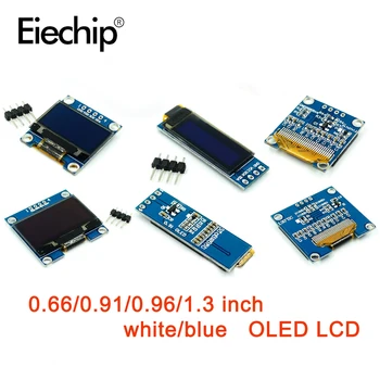 OLED modul Display LCD Ecran, 0.66/0.91/0.96/1.3 inch alb/albastru OLED display Digital Ecran Comunica pentru Ardunio MEGA2560