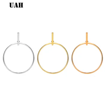 UAH Simplu Nou Moda coreeană Aros Mare Rotund Cerc Hoop Cercei pentru Femei Geometrice Ureche Cercuri Earing Brincos Bijuterii Cadou