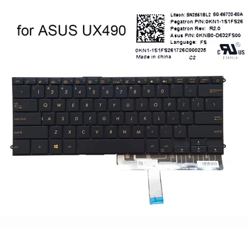 NE-limba engleză Laptop tastatura Iluminata pentru ASUS ZENBOOK 3 DELUXE UX490 UX490U UX490UA UX490UAK statele UNITE ale americii inlocuire tastaturi D632FS00