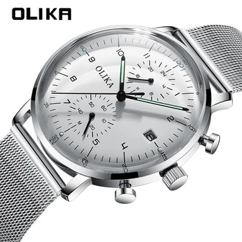 Mens Watch Top Brand de Lux pentru Bărbați din Oțel Inoxidabil Ceas de mână pentru Bărbați impermeabil Militar Data de Cuarț ceasuri relogio masculino