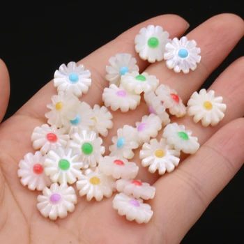 5PCS Naturale Sea Shell Flori 10-12mm pentru DIY Bijuterii Colier Cercei Accesorii de Înaltă Calitate, Cadou