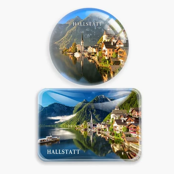 Hallstatt Austria Magnet de Frigider World Travel sticla Suvenir Frigider Autocolante Magnetice Decor Acasă Turistice cadou