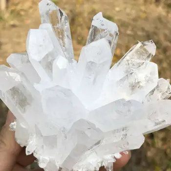 Naturale Rare Cuarț Alb Cluster De Cristal Mineral Specimen De Vindecare