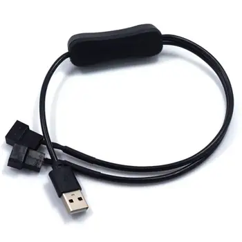 5V 2 Mod USB cu 4 Pini Adaptor Cablu Convertor PC Ventilator Conector Cablu
