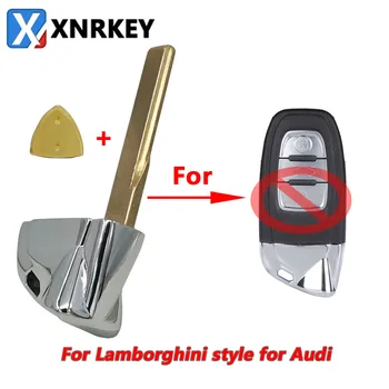 XNRKEY Inteligent de la Distanță Cheie de Masina Lama Gol pentru Audi, Lamborghini Înlocuire Netăiat Cheie Lama