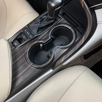 Pentru Toyota Camry 2018 2019 2020 Consola De Bord Pentru Schimbarea Vitezelor Panoul De Cana De Apa Acoperă Ornamente Interior Masina Piersic Lemn Accesorii