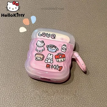 Sanrio Hello Kitty Apple Wireless Buletooth Cască De Protecție Caz Airpods 1 2 3 Pro Huse Silicon Roz Drăguț Cască Caz