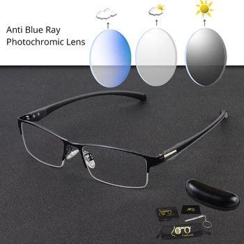 Fotocromatică ochelari de Soare Anti Blue Ray Ochelari de Calculator Pentru Barbati Femei фотохромные очки Metal TR90 Optice Ochelari Cameleon