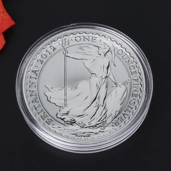 2022 Nou 1 buc 38.6 mm Rotund Acrilice Monedă Capsulă Clar de Depozitare Suport Pentru Moneda de Argint de 1 oz