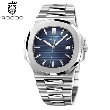 ROCOS Barbati Automată Ceasuri Mecanice Clasice Impermeabil Bandă de Oțel Ceas de Lux Casual Elegant Ceas Sport R0139