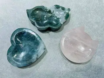 Naturale Cristal Amestec Formă De Castron De Piatră De Vindecare Decor Acasă Rock 1 Buc