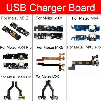 Încărcător USB Jack de Bord Pentru Meizu MX2 MX3 MX4 MX5, MX6 Pro Portul de Încărcare Modul Conector Usb Port Bord Înlocuire Piese de schimb