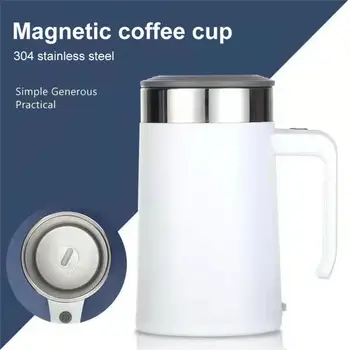 450ml USB Reîncărcabilă Automată Agitare Magnetică Cana Creative 304 din Oțel Inoxidabil Inteligent de Cafea cu Lapte Mixer se Amestecă Cupa