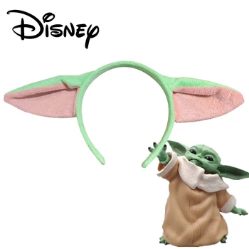 Disney Baby Yoda Bentita De Pluș Accesorii De Par Figura Anime Star Wars Cosplay De Păr Străin Hoop Hairband Trupa De Desene Animate Fata Cadou