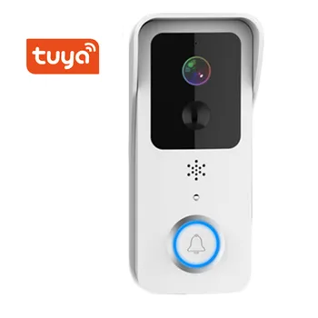 2MP 1080P Tuya app Dual Band 2.4 G&5G Rețea WIFI Usa Baterie Video Wireless Ușa Telefon Vizual Interfon Sonerie