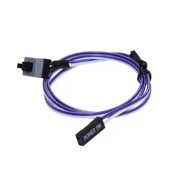 10buc Noi 50cm Gazdă Placa de baza Pc-ul Butonul Power SW Comutator On/OFF, Cablu de Resetare Adaptor de Cablu Pentru BTC Miner Mașină