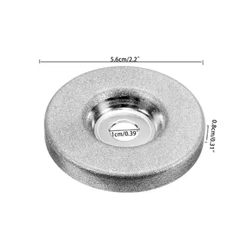 1 buc 56mm 180/360 Granulatie Diamant de Slefuire Roată Cerc de Piatră de Polizor pentru Ascuțit Unghiul Roată de Tăiere Instrument Rotativ 35ED