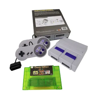 16-bit Sistem de Divertisment Compatibile cu Jocuri Super Nintendo Vine cu 65 Sau 68 in 1 super jocuri