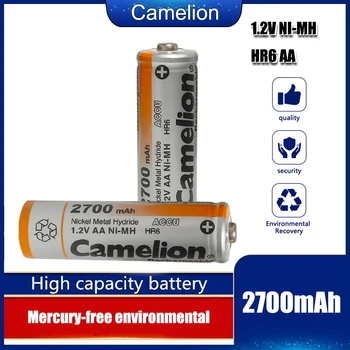 Camelion 2700mAh 1.2 V AA Baterie NiMH Reîncărcabilă Ni-MH Baterie de sine Scăzută de descărcare de gestiune de mare capacitate