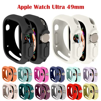 Bomboane Acoperă pentru Apple Watch Ultra Caz 49mm Smartwatch TPU Protector Bara Accesorii Iwatch Seria 8 Accesorii