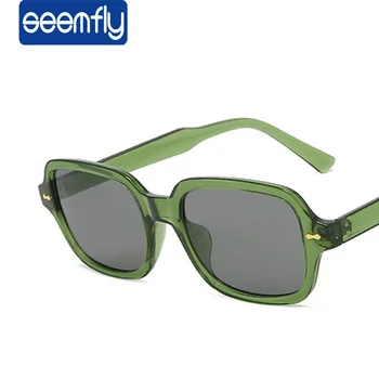 Seemfly Km de unghii ochelari de Soare Vintage Femei Bărbați Piața 2021 Noua Moda de Strada Valul Retro ochelari de soare gafas de sol Femei UV400