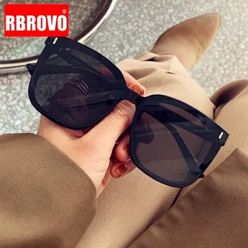 RBROVO Epocă Pătrat ochelari de Soare Femei 2021 Supradimensionat ochelari de Soare Femei Barbati Negru Retro de Lux Ochelari de Soare Ochelari de cal Oculos UV400