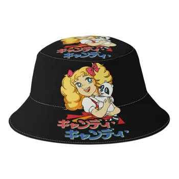 2022 Noi de Vara bomboane Bomboane Anime Galeata Palarie Unisex Plaja Pliabil Bob de Pescuit Pescar Pălării Boonie Hat