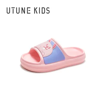 UTUNE Copii Sandale Slide-uri Pentru Fete Baieti Papuci de casă Drăguț Urs Pantofi de Vara EVA Non-alunecare de Copii Sandale