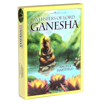 Șoapte de Domnul Ganesha Oracle Card Fierbinte Vinde Cărți De Tarot Divinație Punte Carte de Joc Tabla de Joc de Cărți Elefant Condus Dumnezeu Jucărie