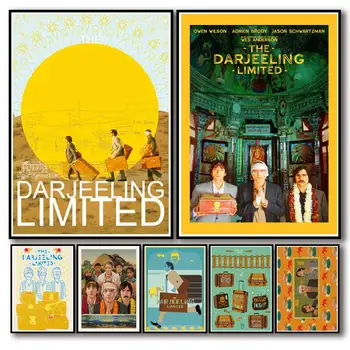23 Modele de Wes Anderson, Filmul The Darjeeling Limited Documentație Poster Acasă Decal Pictura Arta de Perete Autocolant pentru cafenea Bar