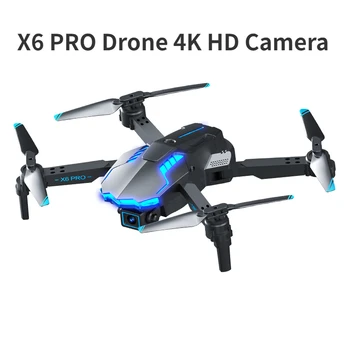 X6 PRO Drona 4K HD Profesionale Cameră cu Trei Fețe de Evitare a obstacolelor Presiune Înălțime Fixă Profesional Pliabil Quadcopter Jucărie