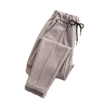 Toamna și Iarna 2022 Nou de Înaltă Talie Pantaloni Harem pentru Femei Liber Gros de Lână Cald Pantaloni de Pluș Pantaloni Casual Pantaloni Femei 17657