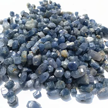 Naturale albastru Safir, pietre Brute corindon Specimen Minerale de Vindecare