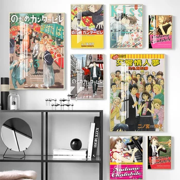 Nodame Cantabile Anime Imprimare Poster De Artă De Desene Animate Japoneze Manga Caracter Modern Panza Pictura Otaku Decor Acasă Autocolante De Perete