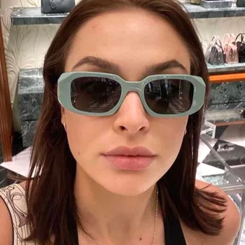 2023 Nouă Pătrate Mici ochelari de Soare pentru Femei Brand Designer la nivel de Cadru Vintage Alb Ochelari de Soare UV400 Moda de sex Feminin Nuante