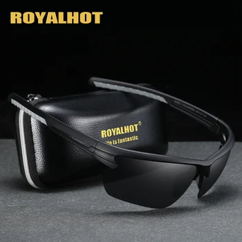 RoyalHot Bărbați Femei Polarizate Jumătate De Ramă De Ochelari De Soare Sport De Epocă Ochelari De Soare Retro Ochelari De Nuante Oculos De Sex Masculin 900203