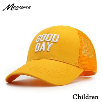 Copii Șapcă de Baseball Desene animate pentru Copii Hip Hop Palarie Sapca Snapback de Înaltă Calitate BUNĂ ZI Copil Pălărie Copii Băieți Fete Vara Capace Os Gorra