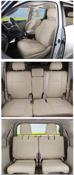 De înaltă calitate! Set complet huse auto pentru Toyota Land Cruiser Prado 150 7 locuri 2022-2010 respirabil pernei scaunului,transport Gratuit