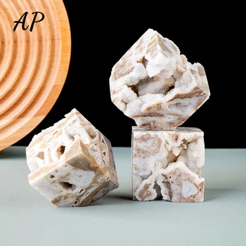 Naturale Cristal Sfaleritul Cuburi Reiki Cristal Druzy Cuburi Magice De Vindecare Piatră Sculptate Manual Decorațiuni Cadouri