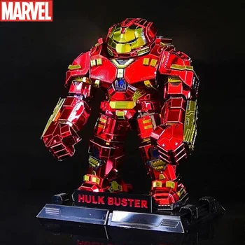 Avengers Iron Man 3d Metal Model de Puzzle Mașină de Război Kit Anti-Armura hulk Diy Asambla Puzzle-Modelul de Colectare de Jucării Pentru Copii